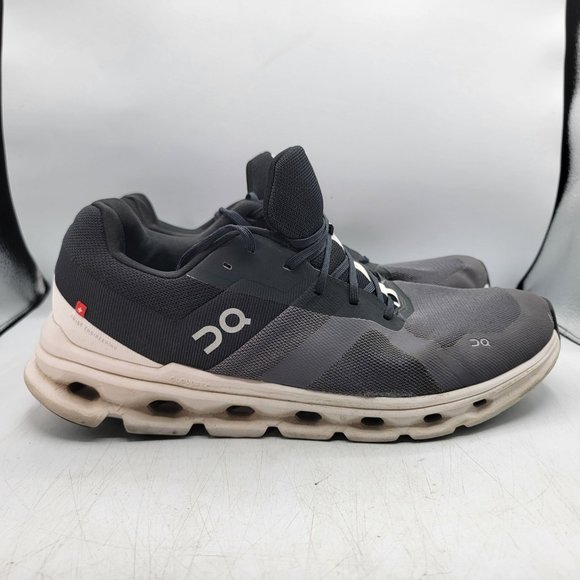 On Cloud Cloudrunner Mens 13 Black Eclipse Frost Athletic Shoes Walking Running - Picture 7 of 14